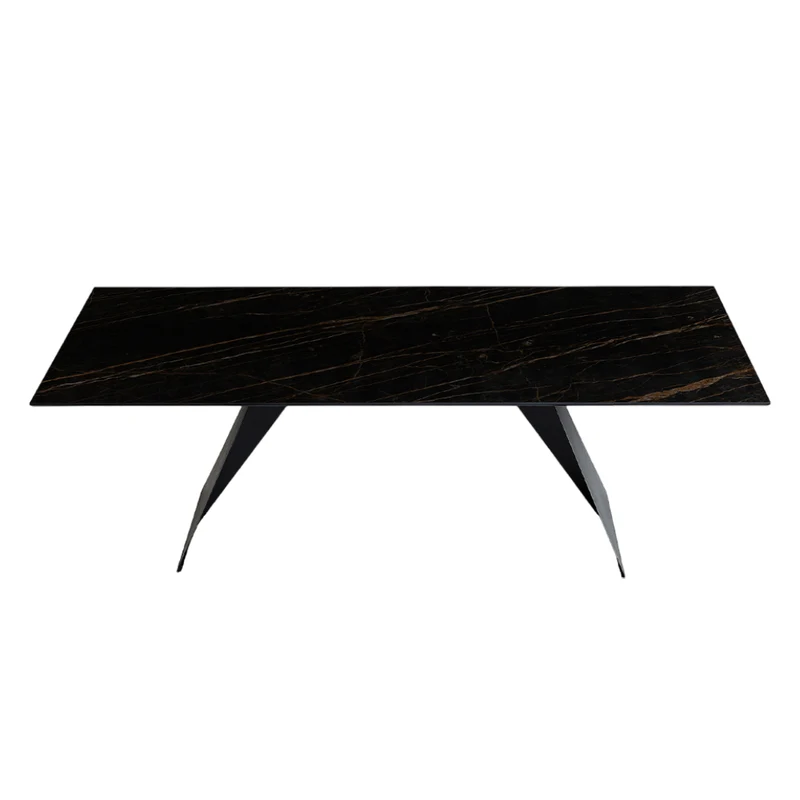 Table de salle à manger rectangulaire en céramique - Hugo