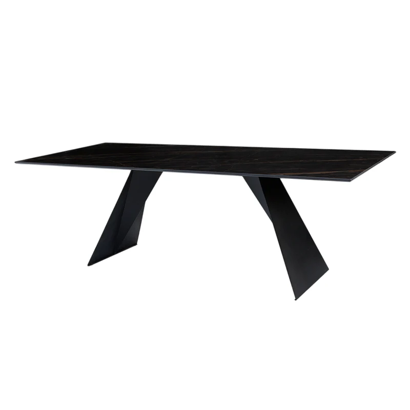 Table de salle à manger rectangulaire en céramique - Hugo