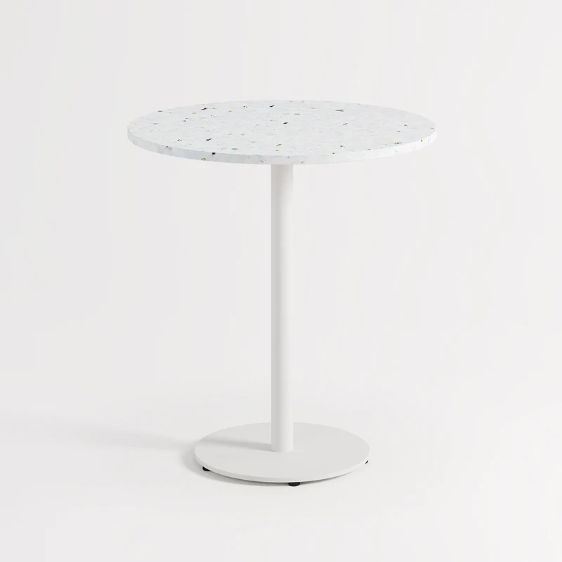 Table bistrot MOKA - plastique recyclé Venezia