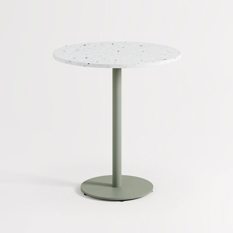 Table bistrot MOKA - plastique recyclé Venezia