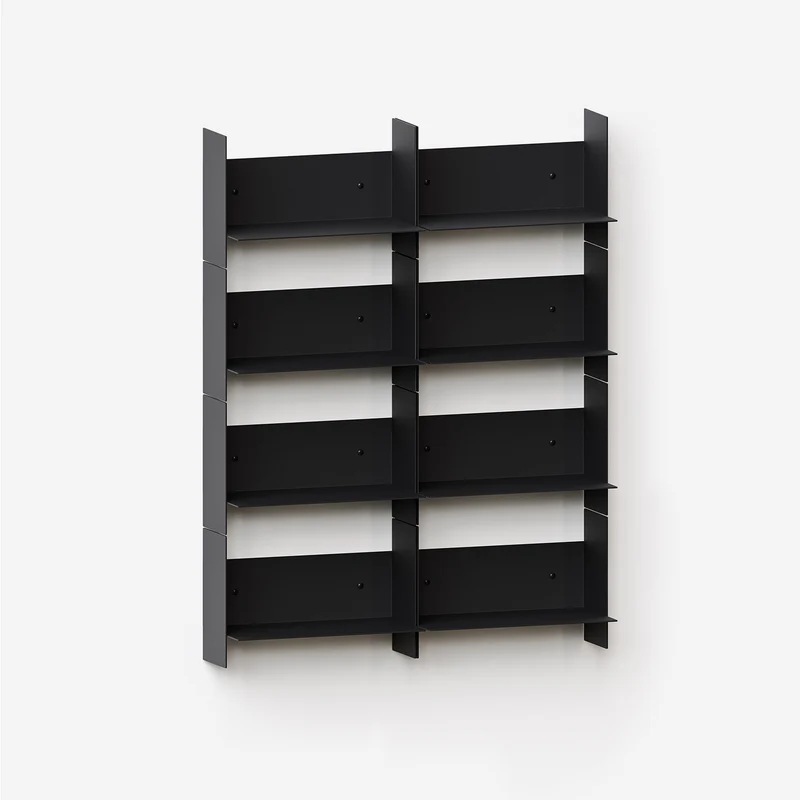 Bibliothèque murale PLI en acier - 30 à 60cm