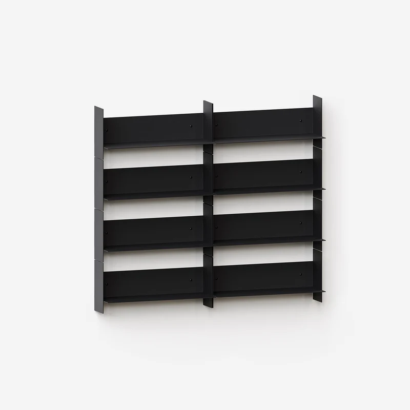 Bibliothèque murale PLI en acier - 30 à 60cm