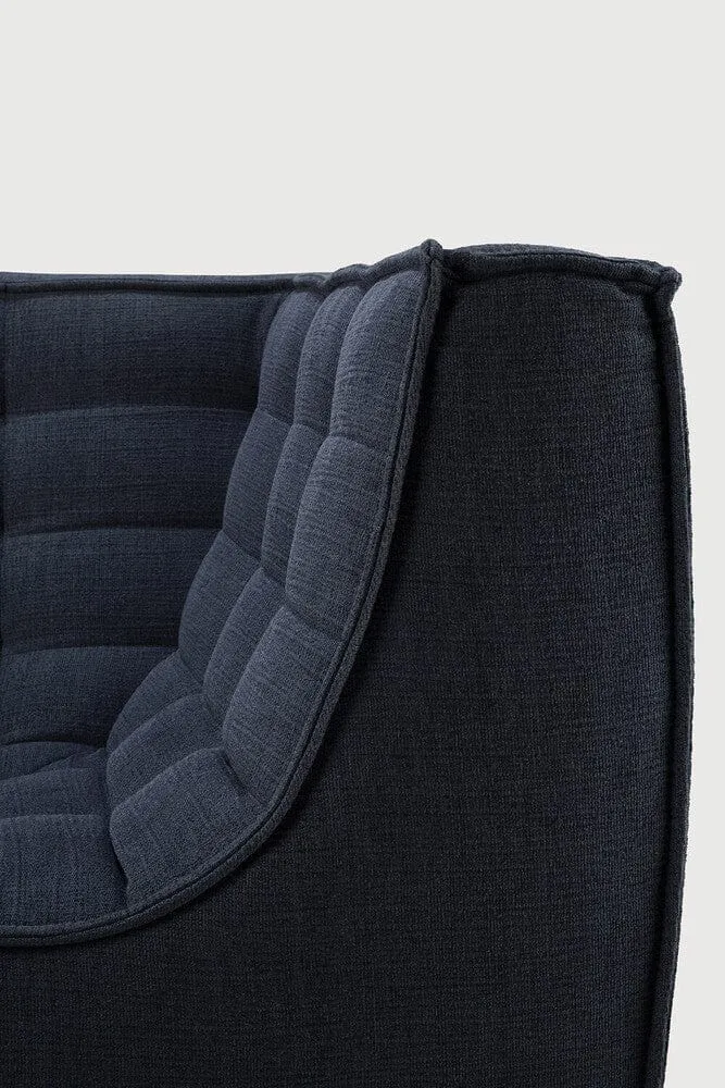 Ethnicraft Canapé Modulaire N701 - Tissu Éco (Angle Droit 90°)