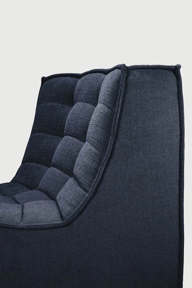 Ethnicraft Canapé Modulaire N701 - Tissu Éco (Angle Arrondi 45°)