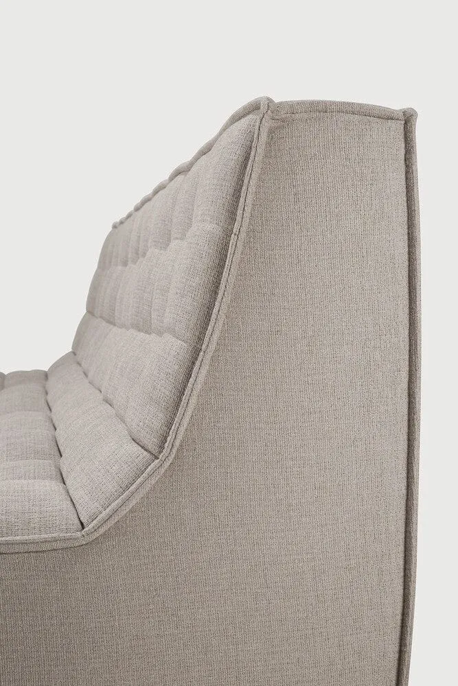 Ethnicraft Canapé Modulaire N701 - Tissu Éco (3 Places)