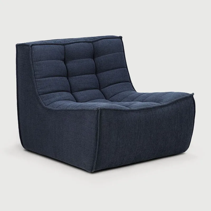Ethnicraft Canapé Modulaire N701 - Tissu Éco (1 Place)