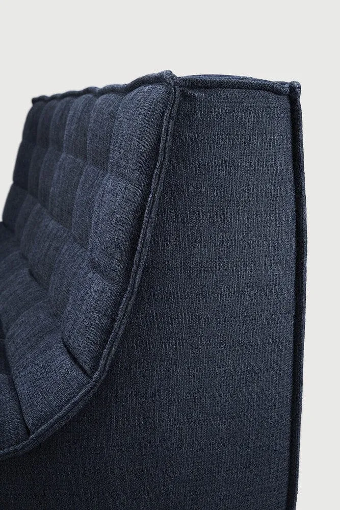 Ethnicraft Canapé Modulaire N701 - Tissu Éco (1 Place)