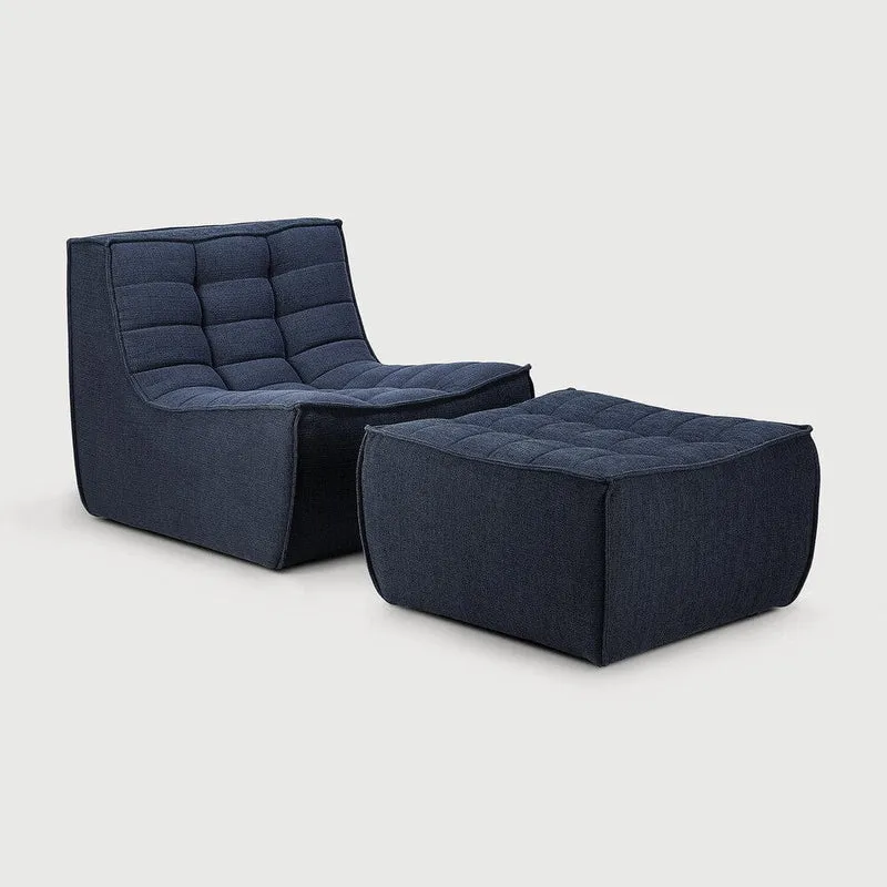 Ethnicraft Repose-pieds N701 - Tissu Éco