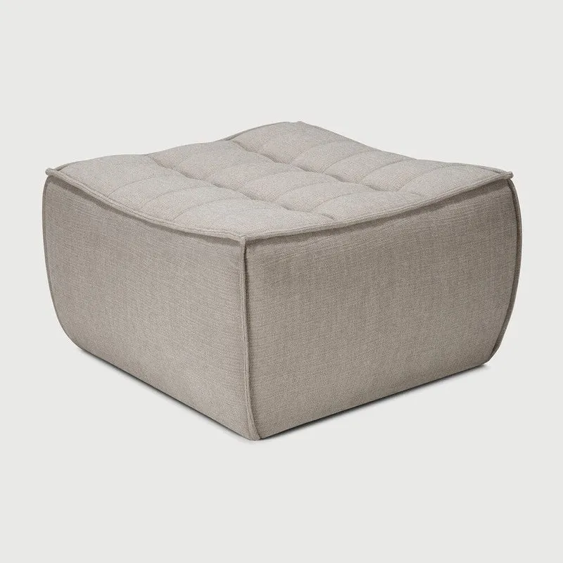 Ethnicraft Repose-pieds N701 - Tissu Éco