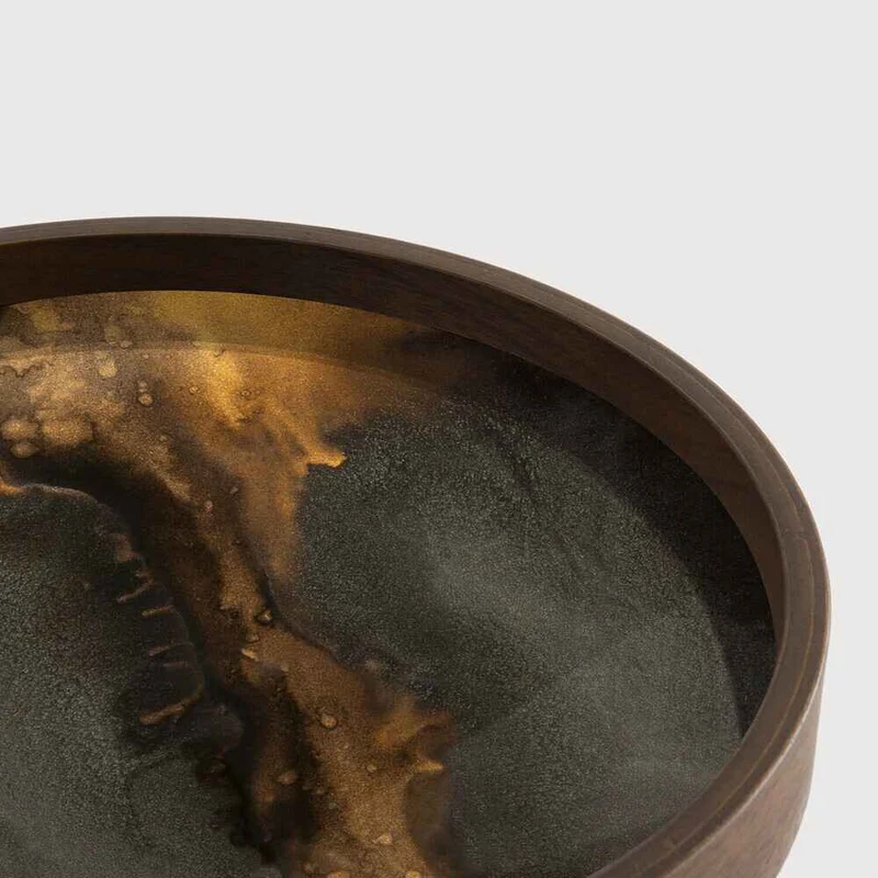 Ethnicraft Plateau Vide-Poche Organic - Rond - Ø 30 cm