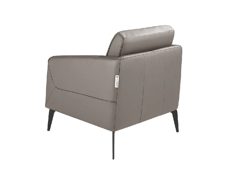 Fauteuil en croûte de cuir foncé 5134 Angel Cerdá