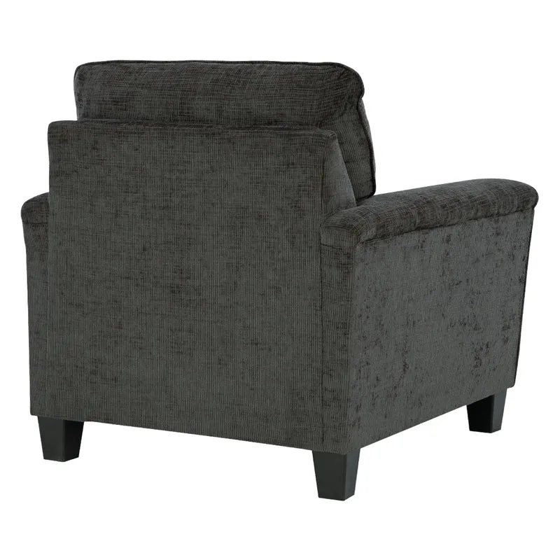 Fauteuil en tissu noir - Erinslane