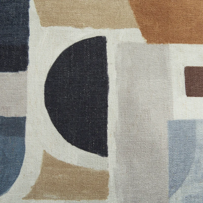 Causeuse en tissu noir avec coussins - Erinslane