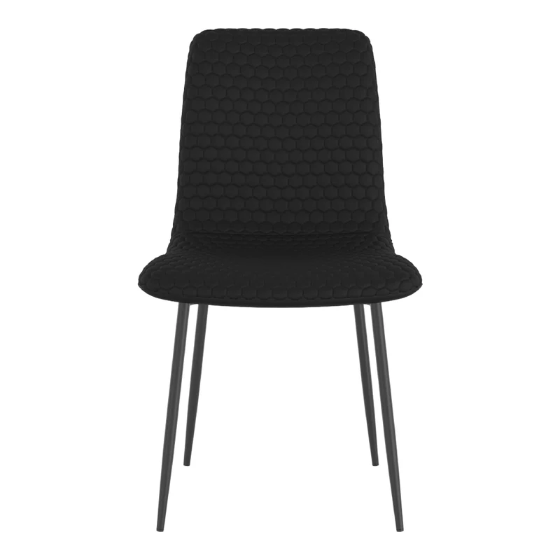 Chaise de salle à manger rembourrée aspect cuir - Brixx