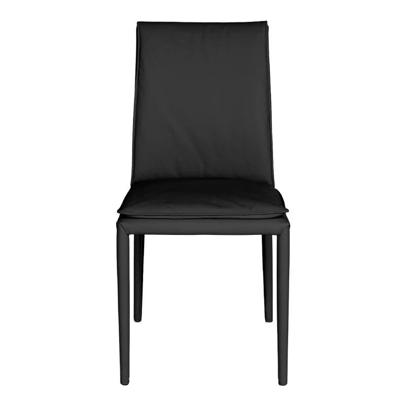 Chaise de salle à manger en cuir - Naomi