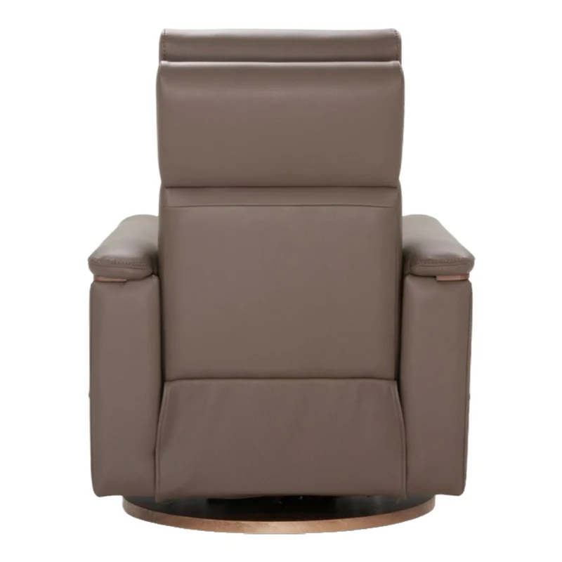 Fauteuil berçant, pivotant et inclinable motorisé en cuir - Melbourne