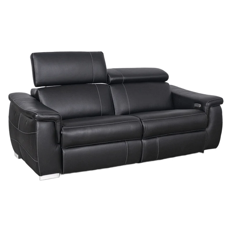 Sofa condo inclinable motorisé en cuir - Première 3485