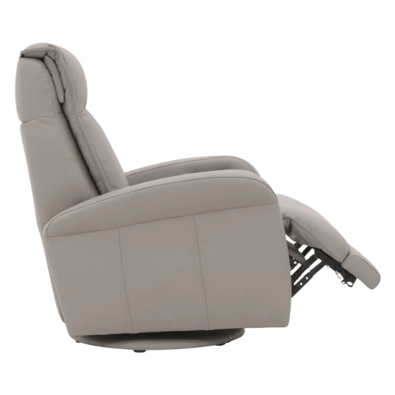 Fauteuil berçant, pivotant et inclinable motorisé en cuir - Florence F-17