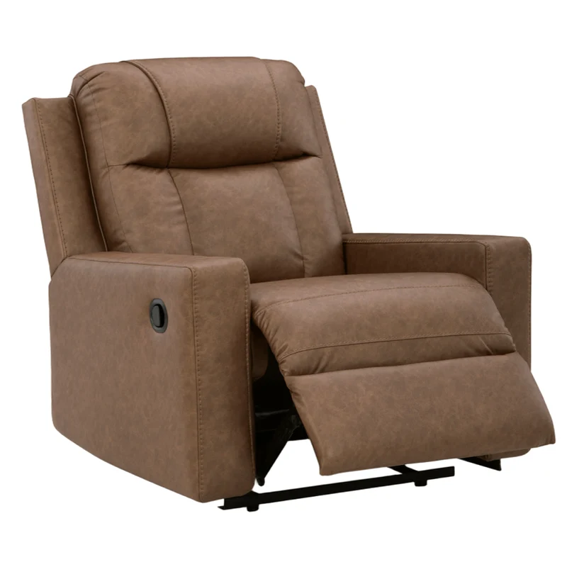 Fauteuil inclinable aspect cuir - Mackmenville