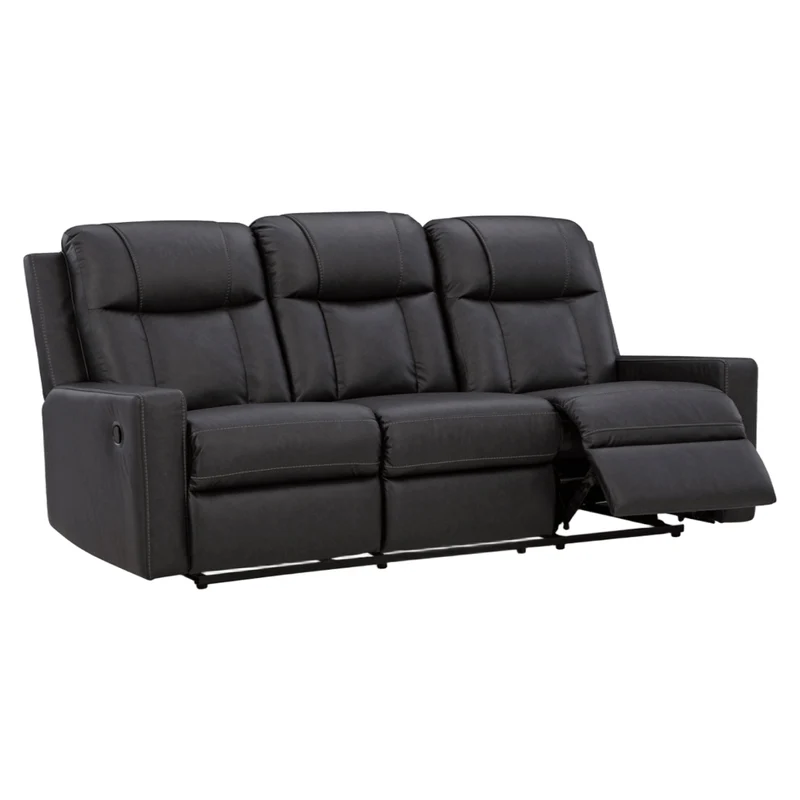 Sofa inclinable aspect cuir - Mackmenville
