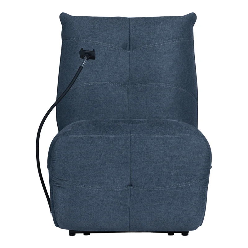 Fauteuil inclinable en tissu avec support flexible pour téléphone - Burlyton