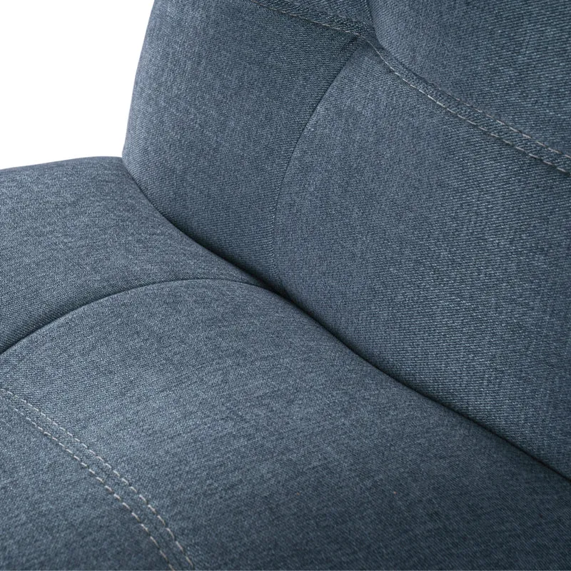 Fauteuil inclinable en tissu avec support flexible pour téléphone - Burlyton