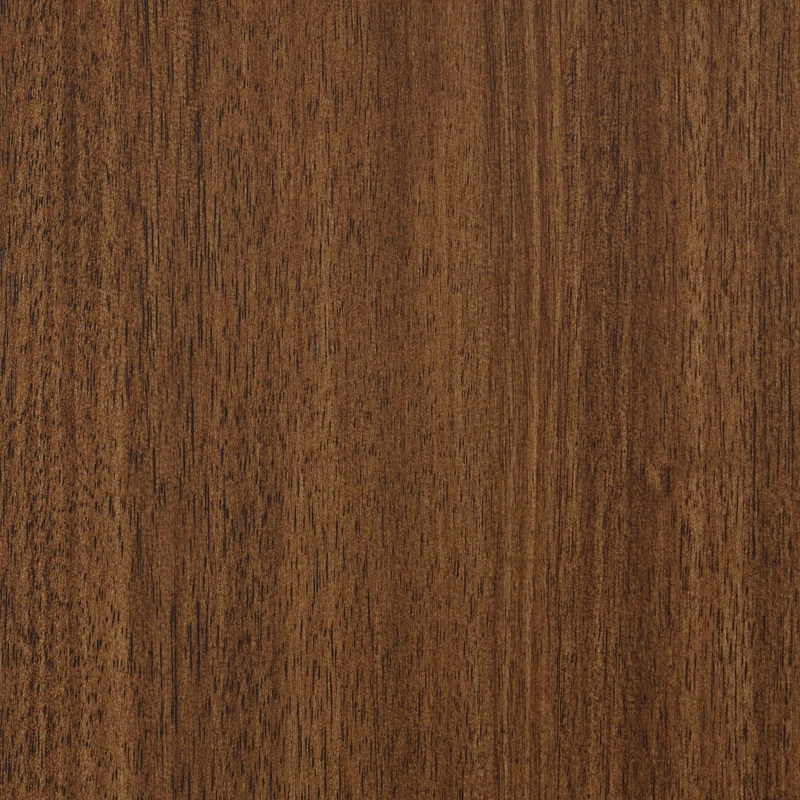 Table de salle à manger extensible en bois/placage de manguier brun - Lyncott