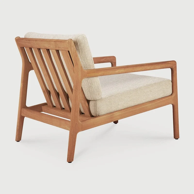 Fauteuil Lounge Jack en Teck Ethnicraft (avec coussins)