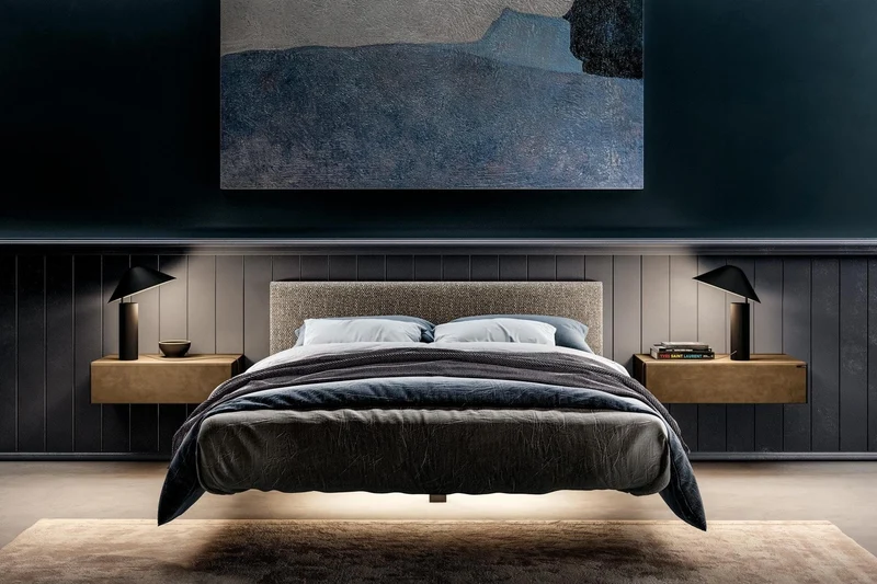 Table de chevet Lago - Materia XGlass Metal