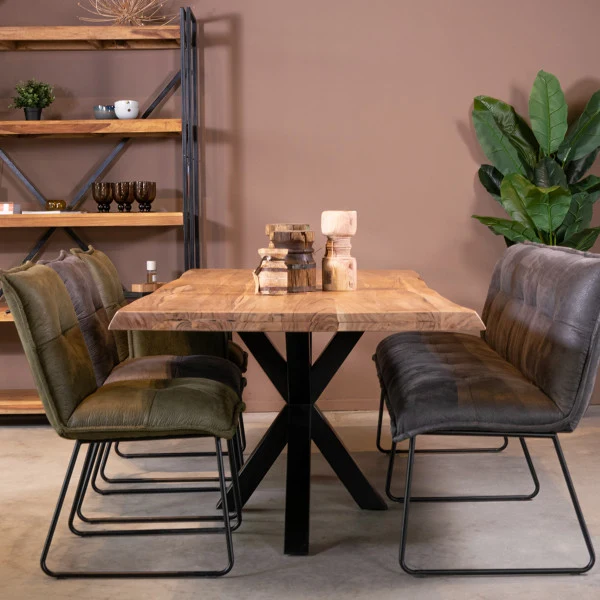 Table en Acacia Massif "LERICI"