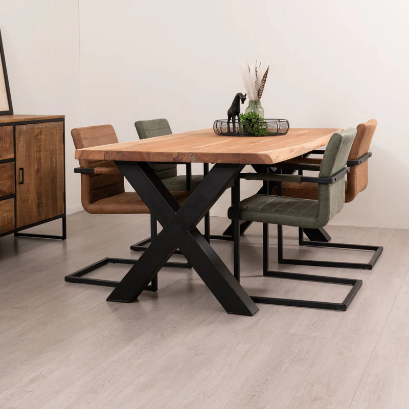 Table en Acacia Massif "BALOS"