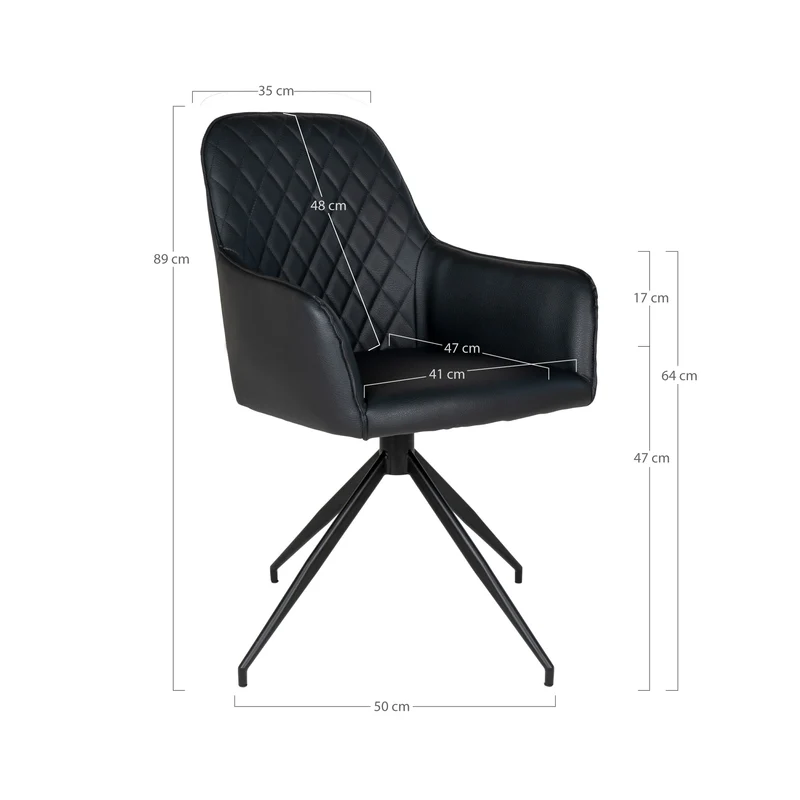 Chaise Pivotante "HARBRO" au Design Moderne