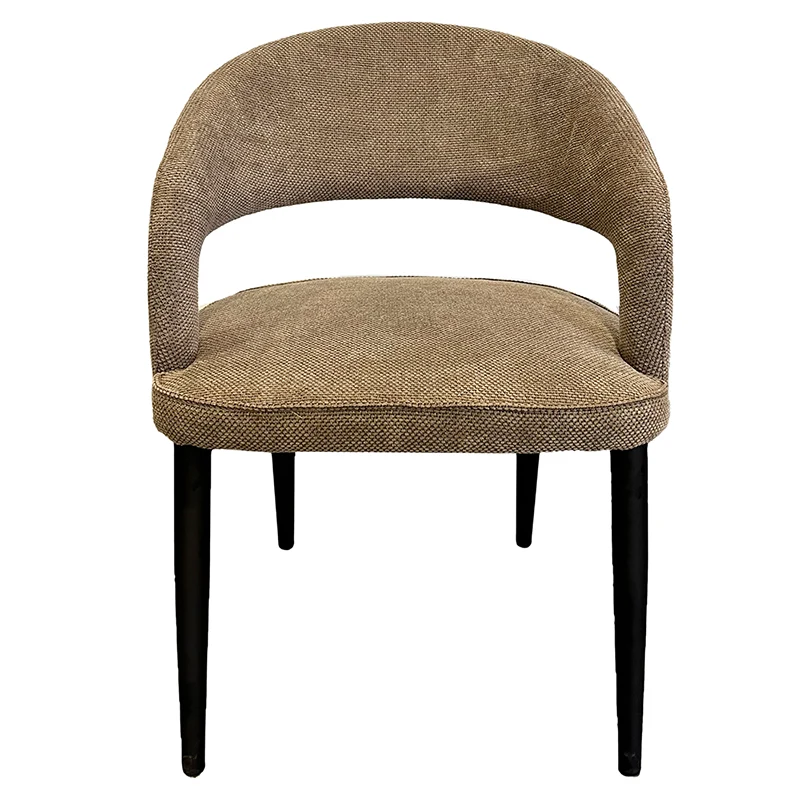 Chaise Design "ZANNA" en Tissu Ignifuge