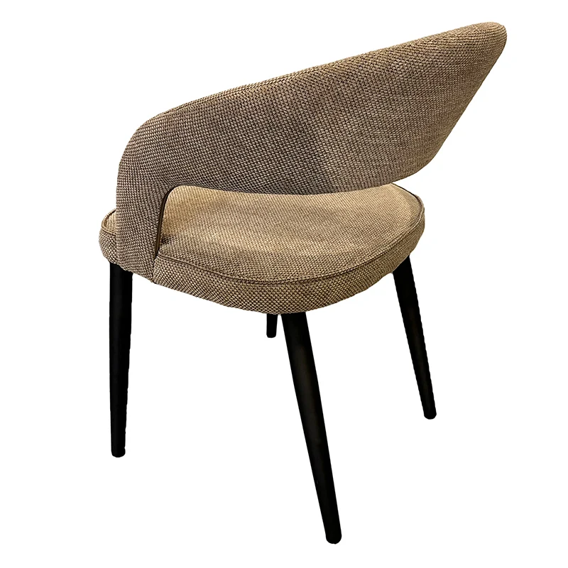 Chaise Design "ZANNA" en Tissu Ignifuge
