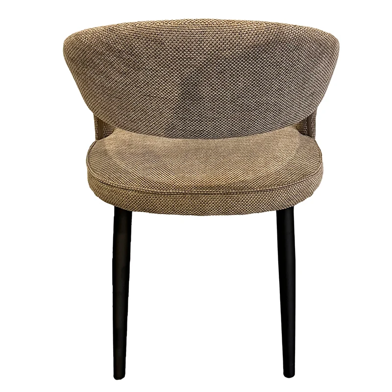 Chaise Design "ZANNA" en Tissu Ignifuge