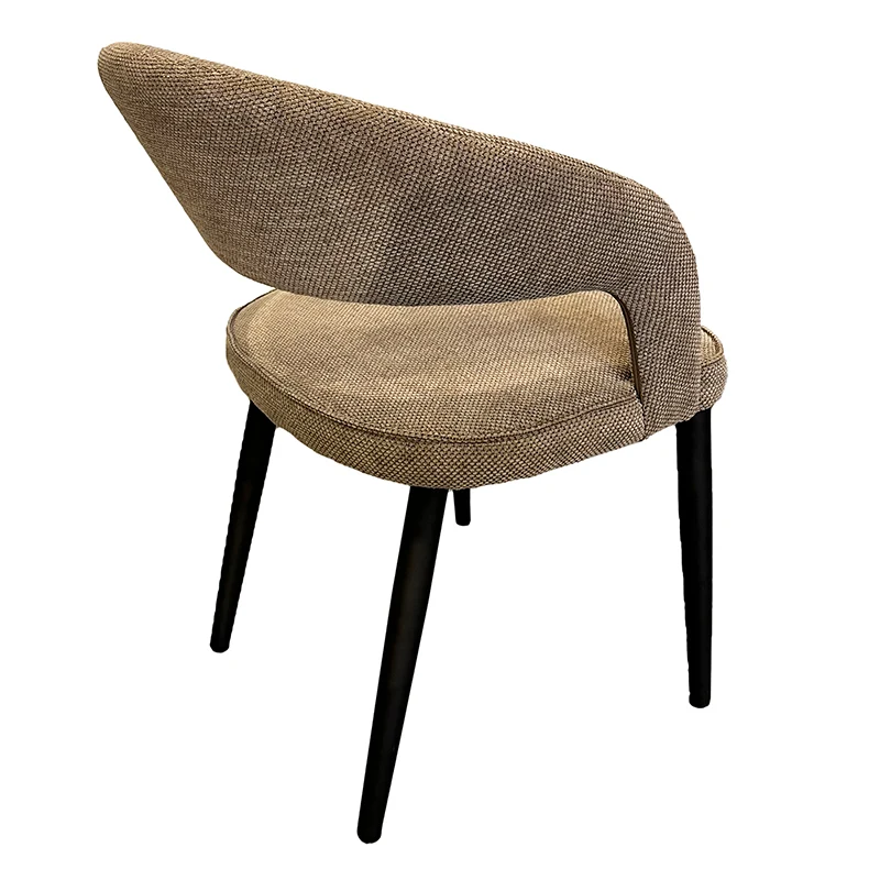 Chaise Design "ZANNA" en Tissu Ignifuge