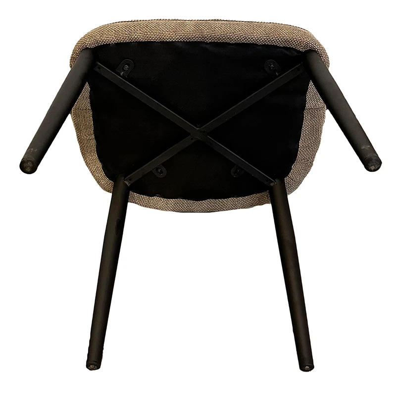 Chaise Design "ZANNA" en Tissu Ignifuge