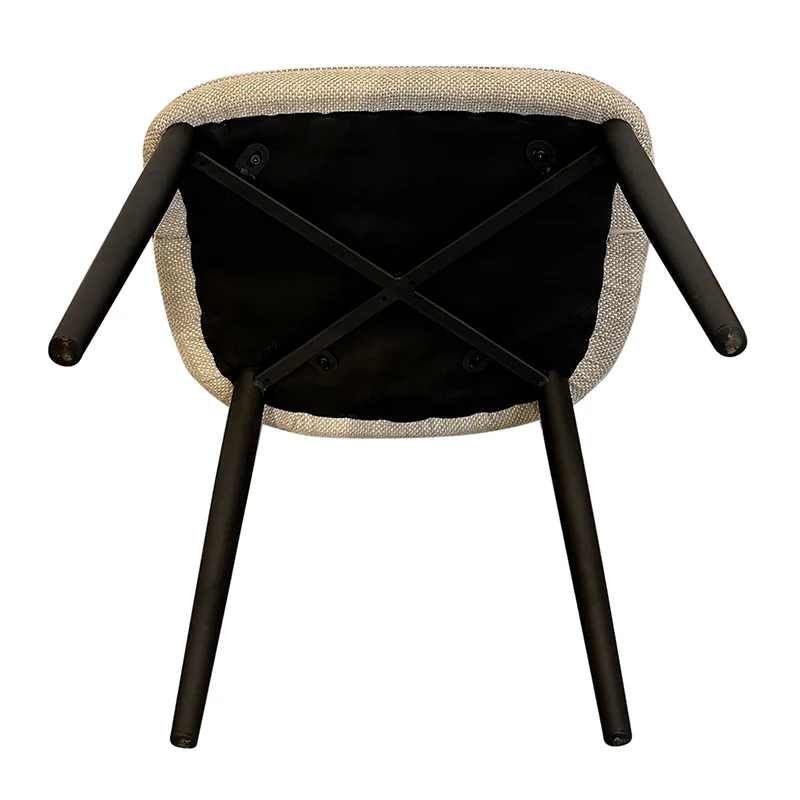 Chaise Design "ZANNA" en Tissu Ignifuge