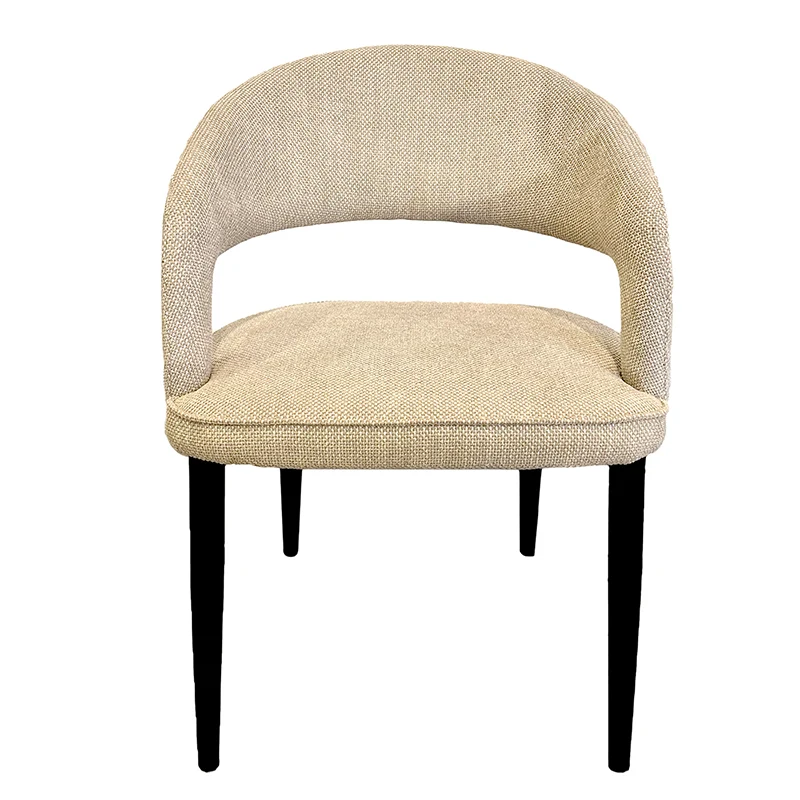 Chaise Design "ZANNA" en Tissu Ignifuge