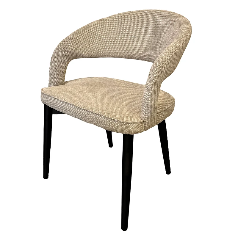 Chaise Design "ZANNA" en Tissu Ignifuge