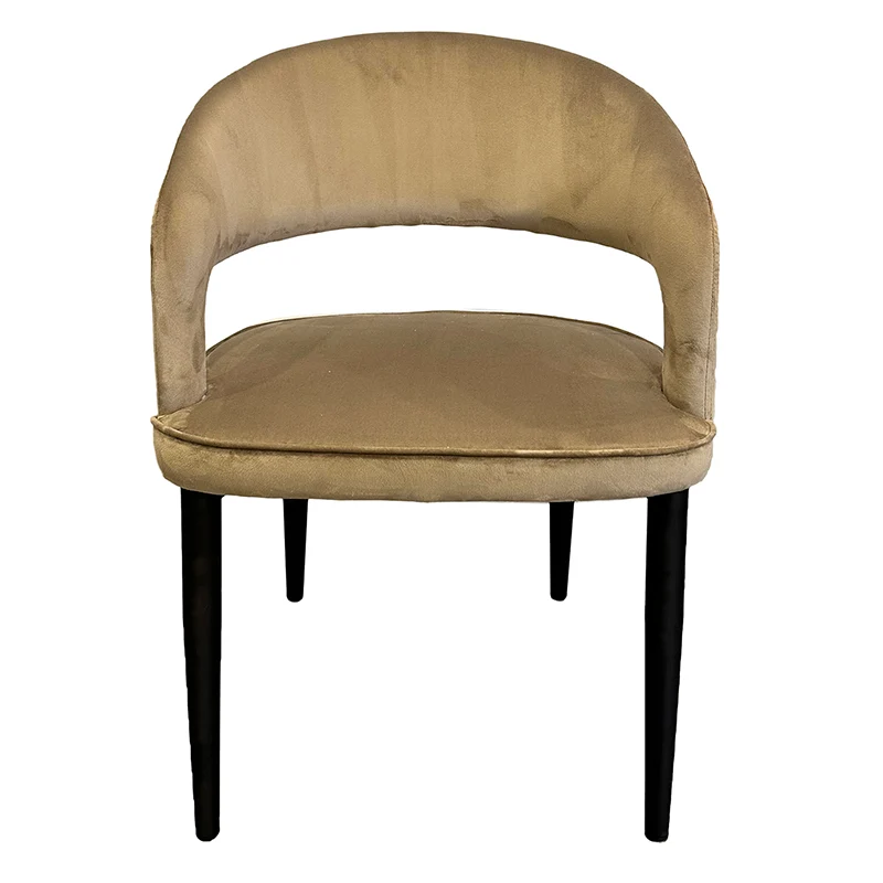Chaise Design "ZANNA" en Tissu Ignifuge
