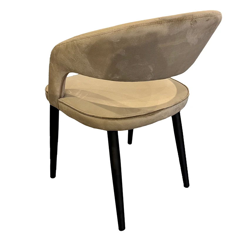 Chaise Design "ZANNA" en Tissu Ignifuge