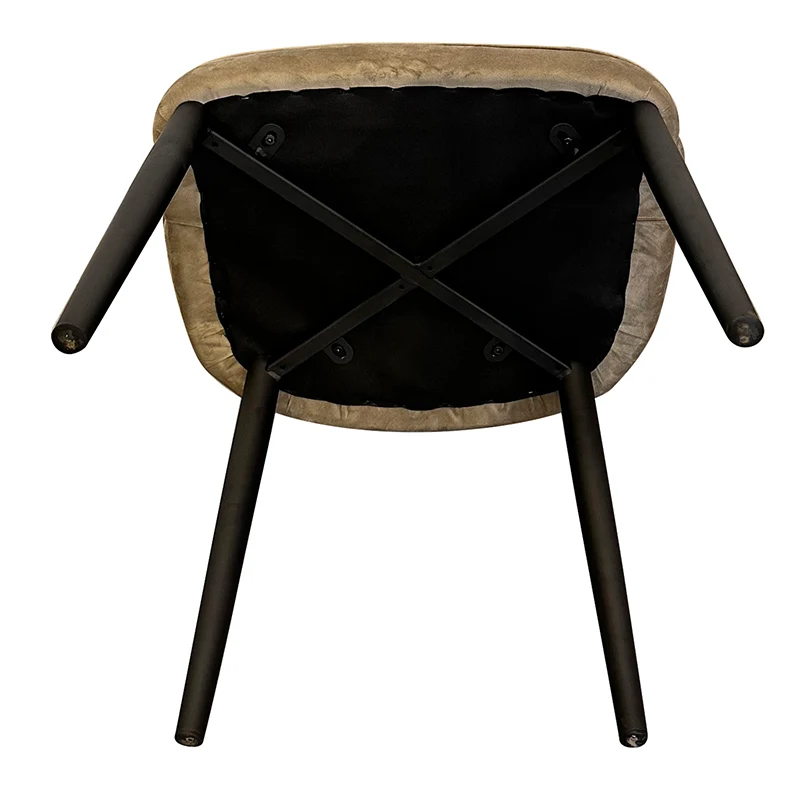Chaise Design "ZANNA" en Tissu Ignifuge