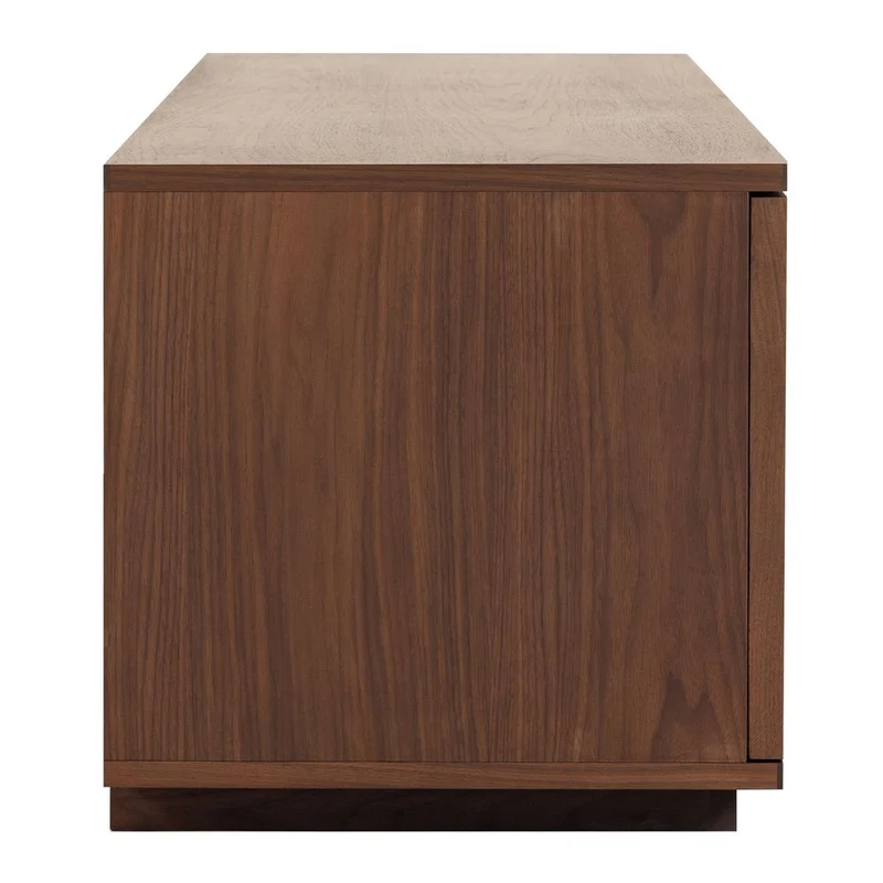 Meuble TV 3 portes placage noyer