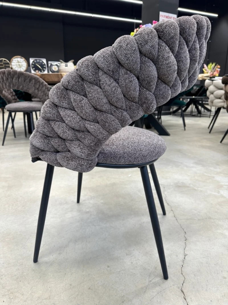 Lot de 2 Chaises Design "SPIRALE"