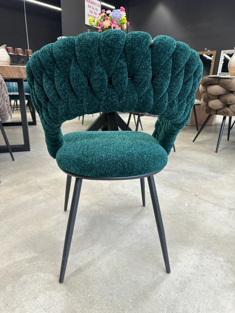 Lot de 2 Chaises Design "SPIRALE"