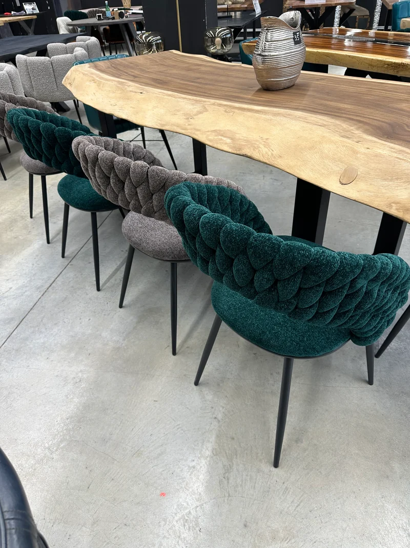 Lot de 2 Chaises Design "SPIRALE"