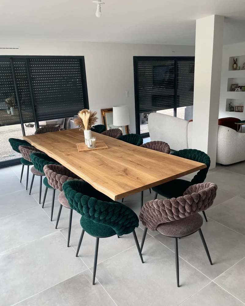 Lot de 2 Chaises Design "SPIRALE"