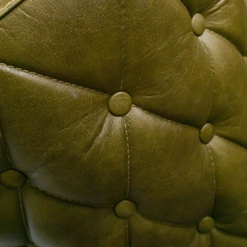 Chaise Design en Cuir Capitonné "TOMARO"