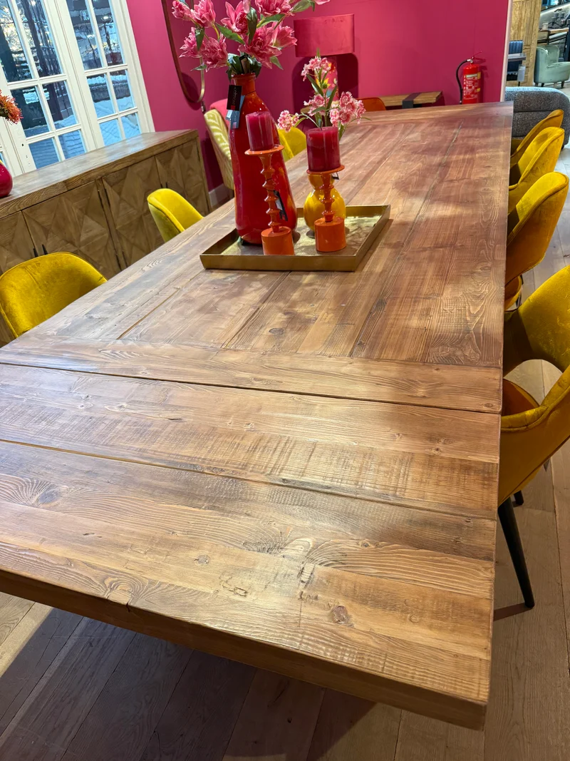 Table Monarque Royale en Bois Massif "LANCELOT" (4m50)